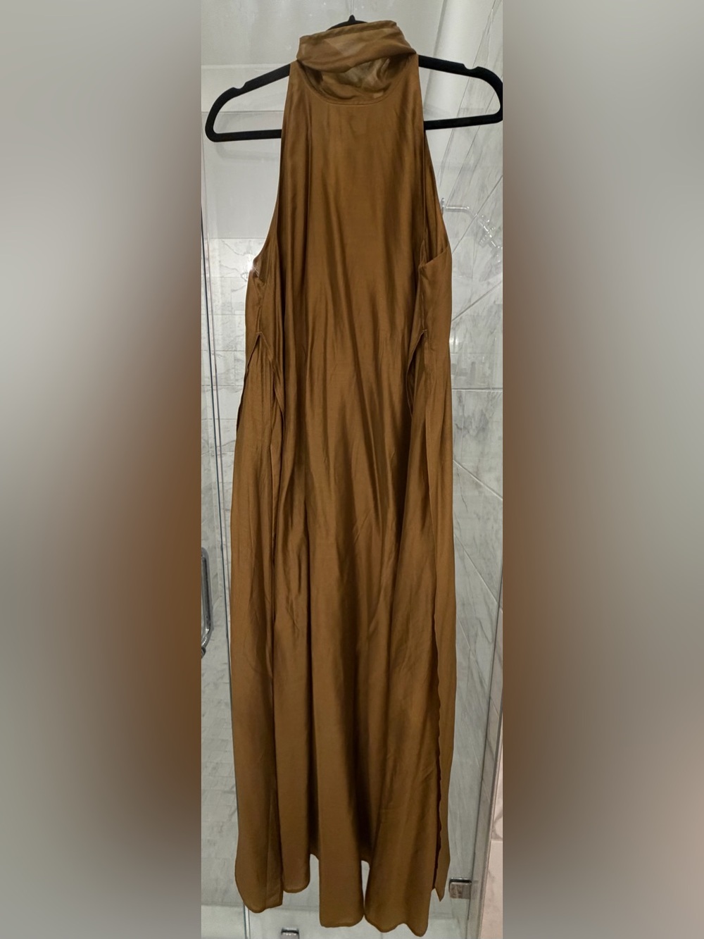 COS Halterneck A-Line Maxi Dress - Picture 2 of 10